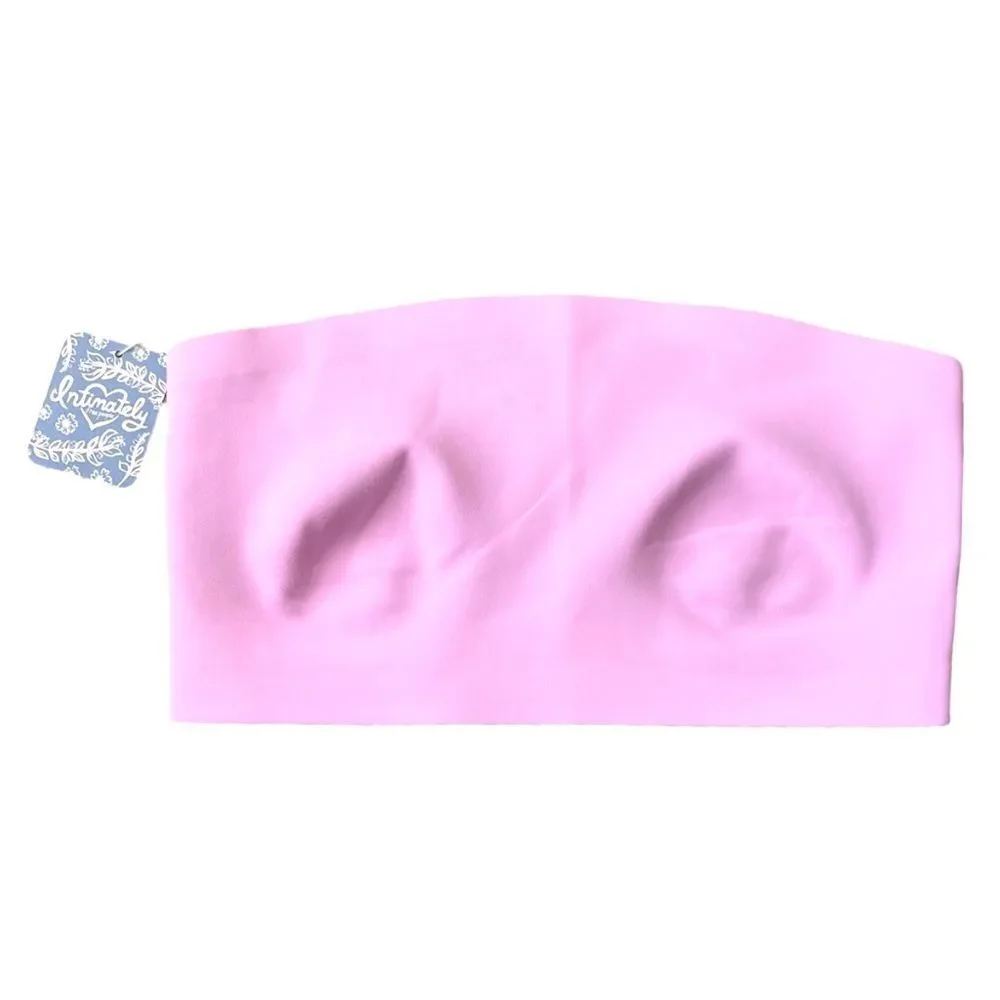 Free People Nina Neon Bandeau in Electric Orchid Pink. SMALL=FITS 32D/34A/34B - Picture 6 of 6